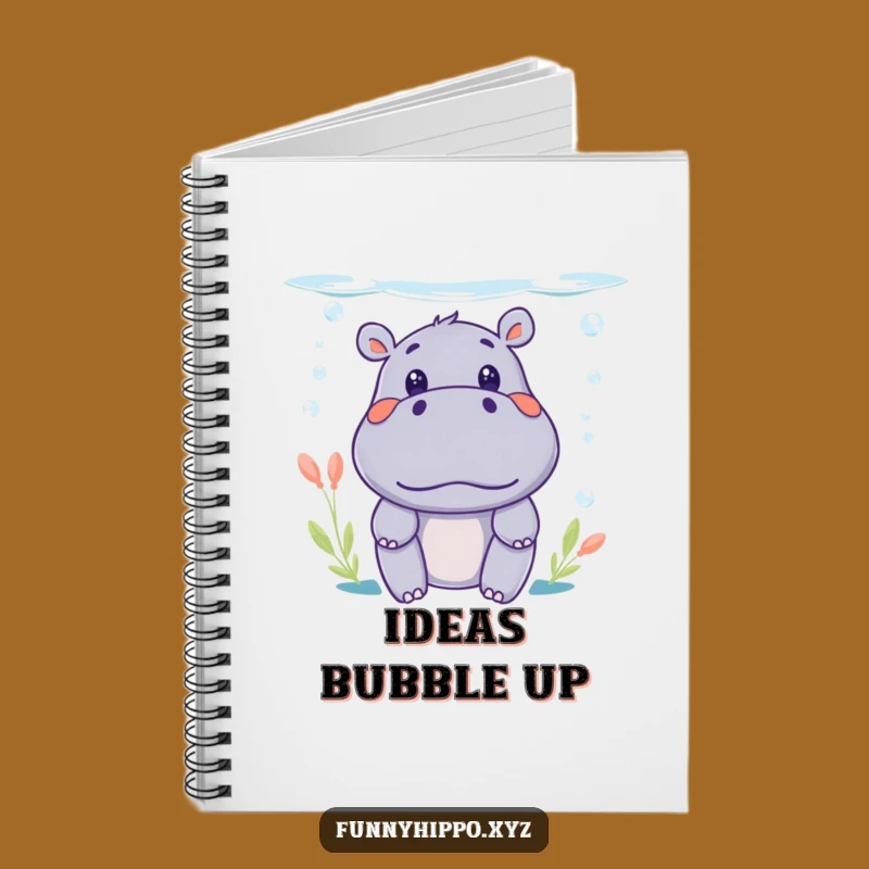Funny Kawaii Hippo Surprise Notebook: Jot Down 'OMG's, Perfect Gift